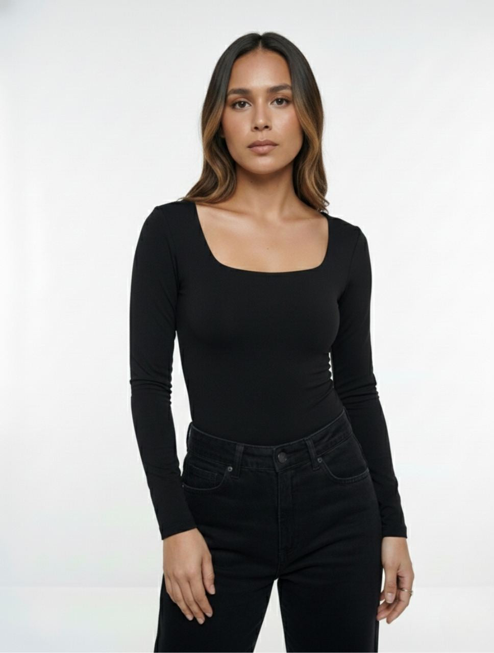 Body para Mujer Escote Cuadrado Manga Larga - Moscú