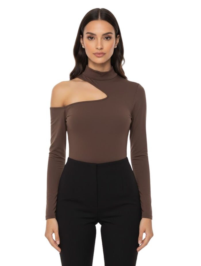 Body Para Mujer Cuello Asimétrico - The Flow