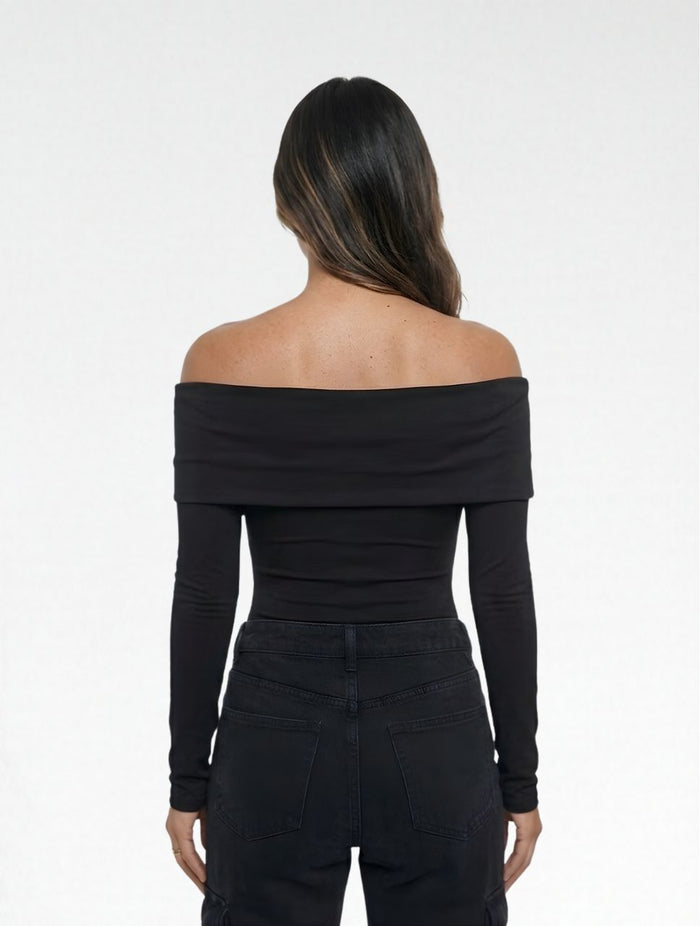 Body para Mujer Cuello Bandeja Manga Larga The Local Exclusivo Estilo