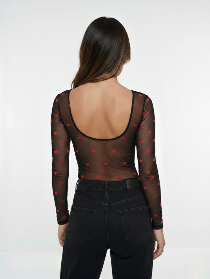 Body Para Mujer Mesh The Amora Exclusivo Estilo