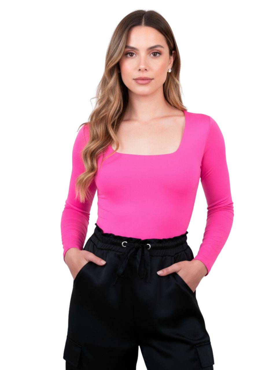 Body para Mujer Escote Cuadrado Manga Larga - Moscú