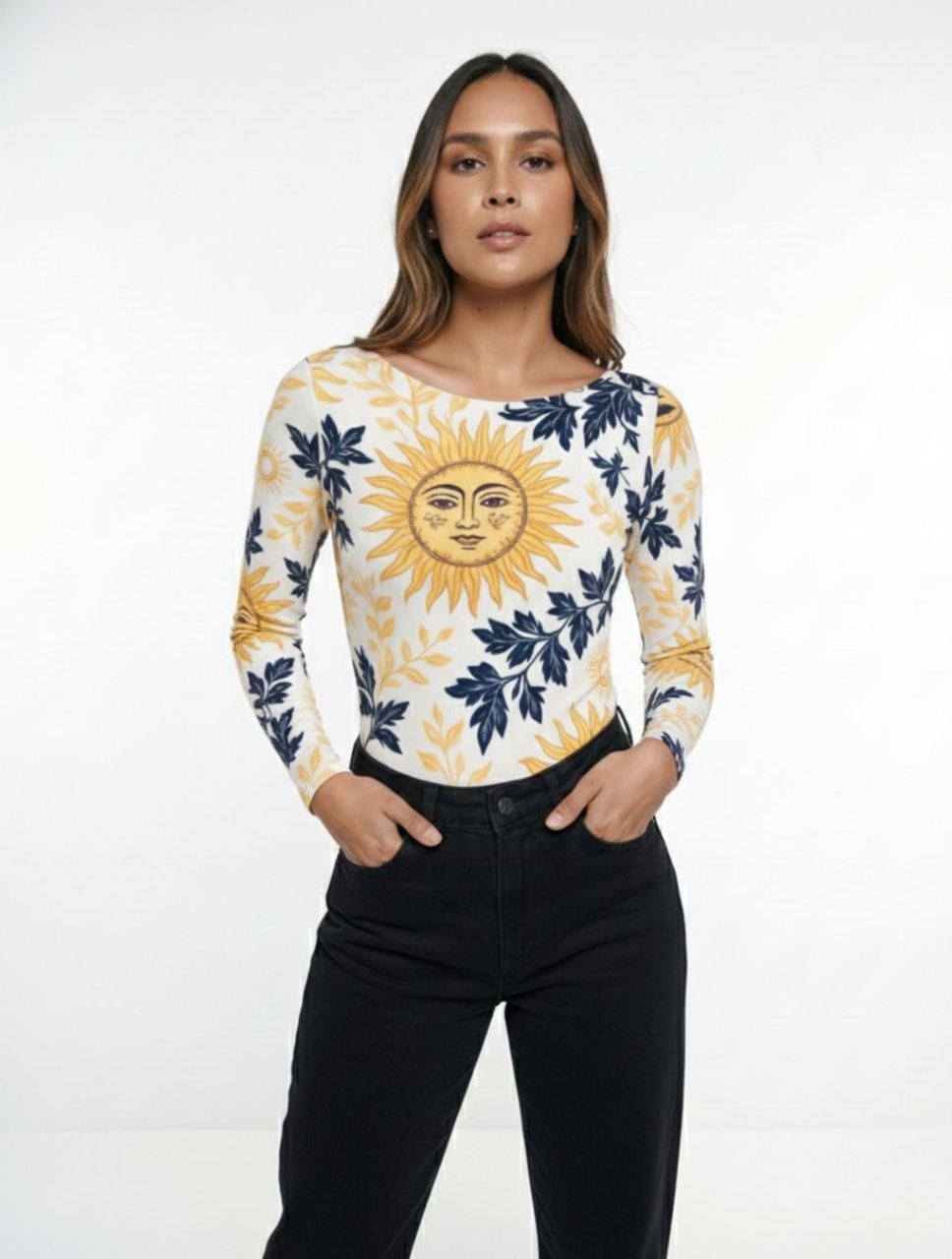 Body para Mujer Estampado Floral- The Bloom Artesanal Diseño