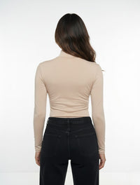 Body Para Mujer Cuello Medio Cleo Colombiano Acabado