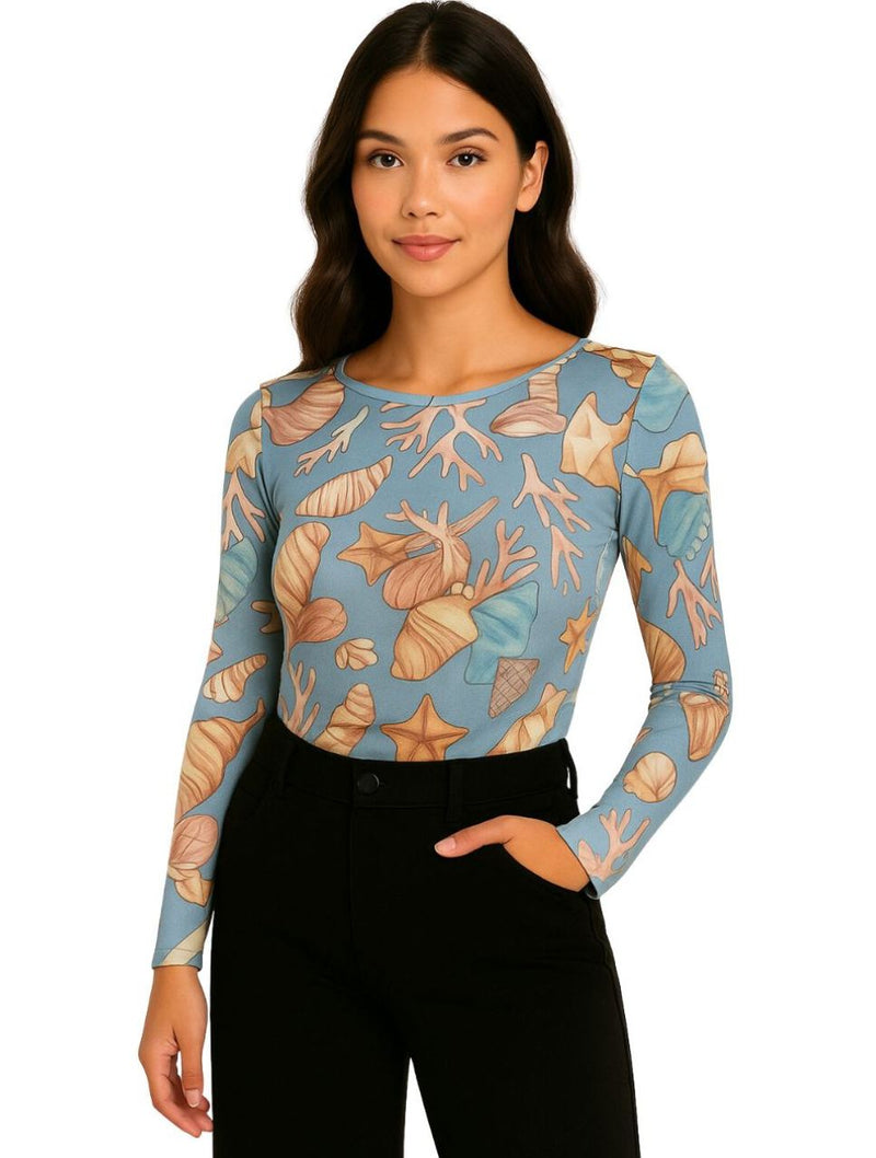 Body para Mujer Estampado Marino - The Caribbean