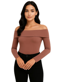 Body para Mujer Cuello Bandeja Manga Larga - The Local