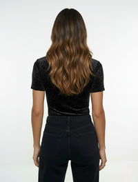 Body Para Mujer Mesh Cuello Redondo - The Nest