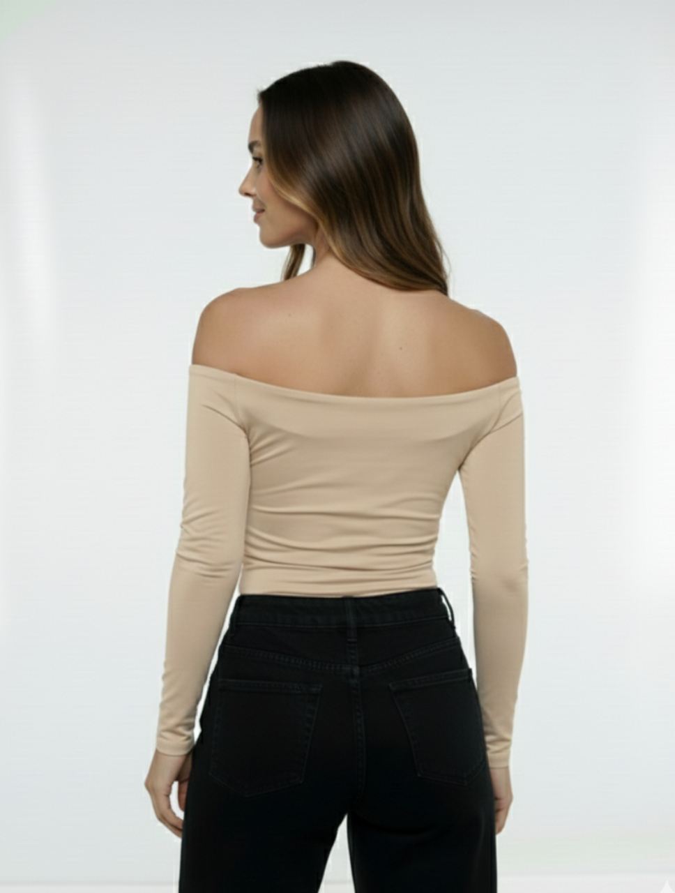 Body para Mujer Cuello Bandeja Manga Larga - Lauren