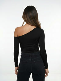 Body Para Mujer Escote Asimetrico The Bliss Exclusivo Estilo