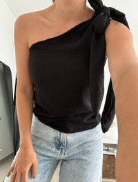 Blusa Para Mujer Asimétrico Sao Paulo Elegante Textura