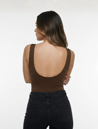 Body para Mujer Escote Redondo Tirantes Anchos Oslo Artesanal Acabado