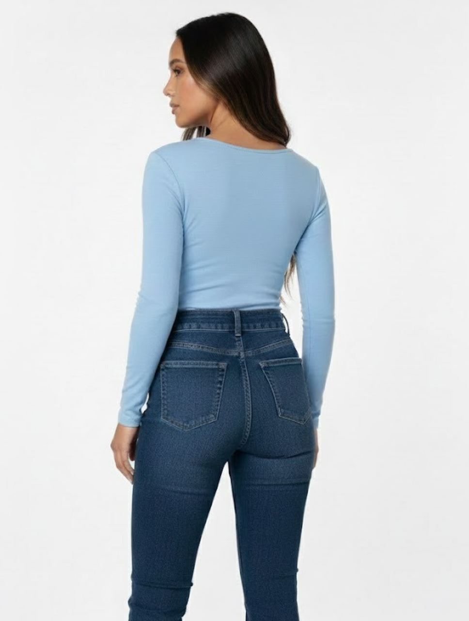 Body para Mujer Escote Redondo Manga Larga - Tahiti