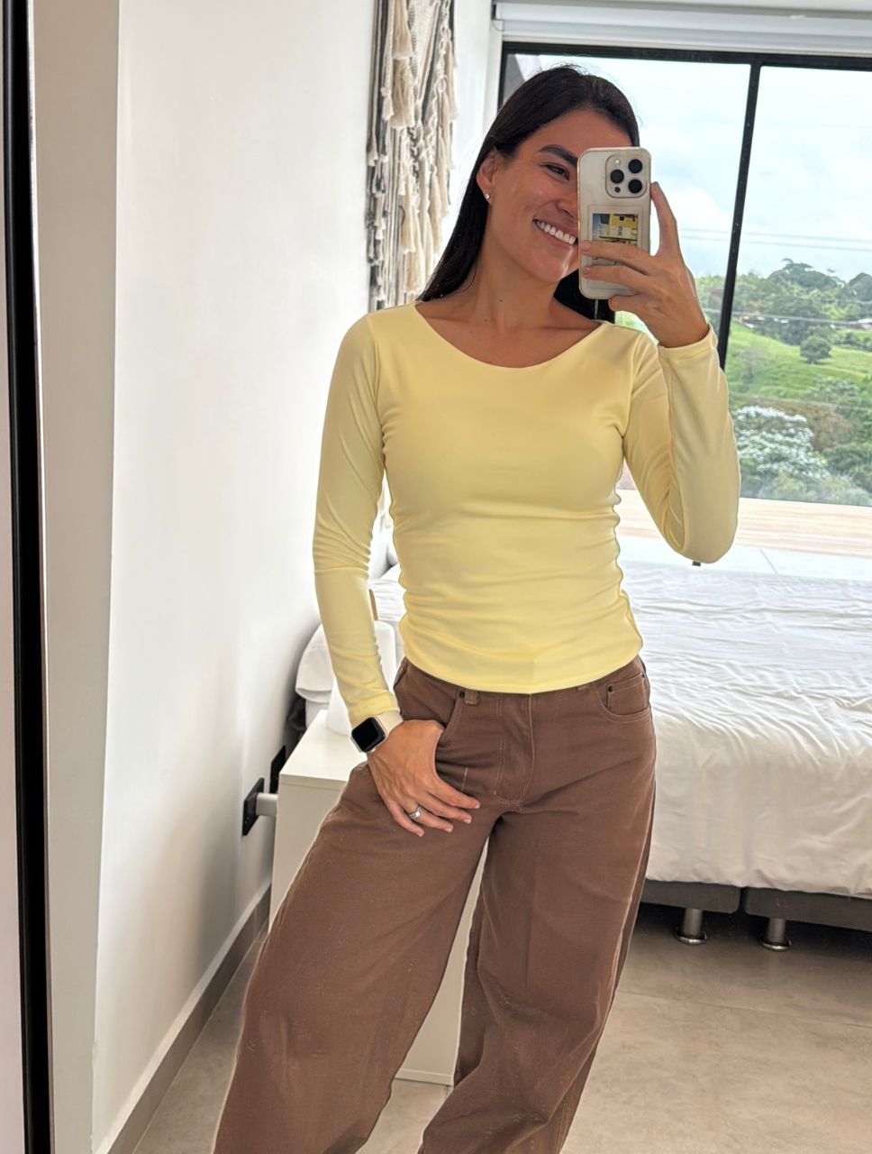 The Mocha Blusa