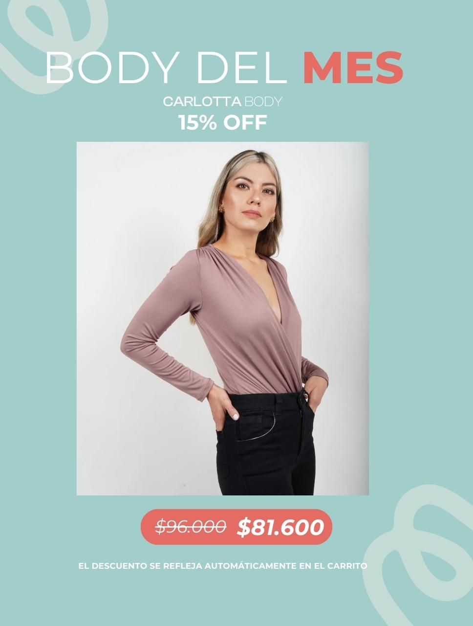 Body para mujer Cruzado - Carlotta