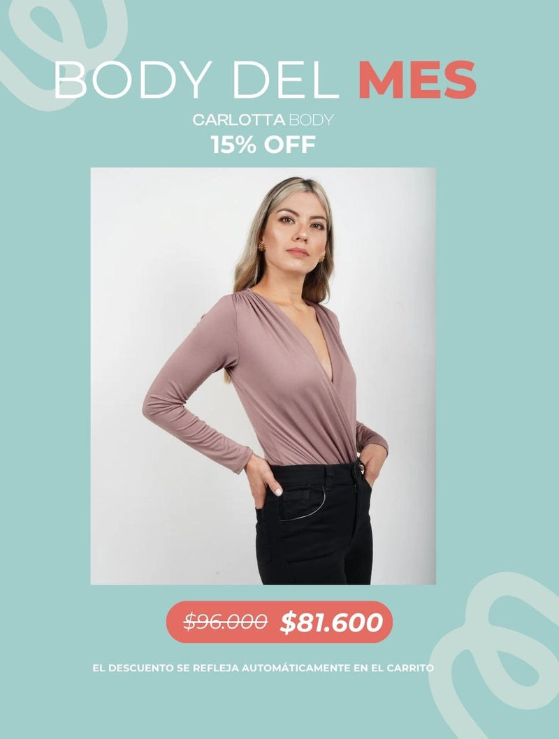 Body para mujer Cruzado - Carlotta
