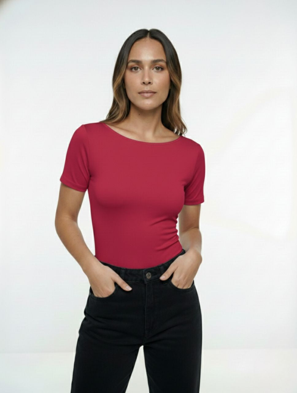 Body para Mujer Manga Corta Antoniette Hecho a Mano Edición