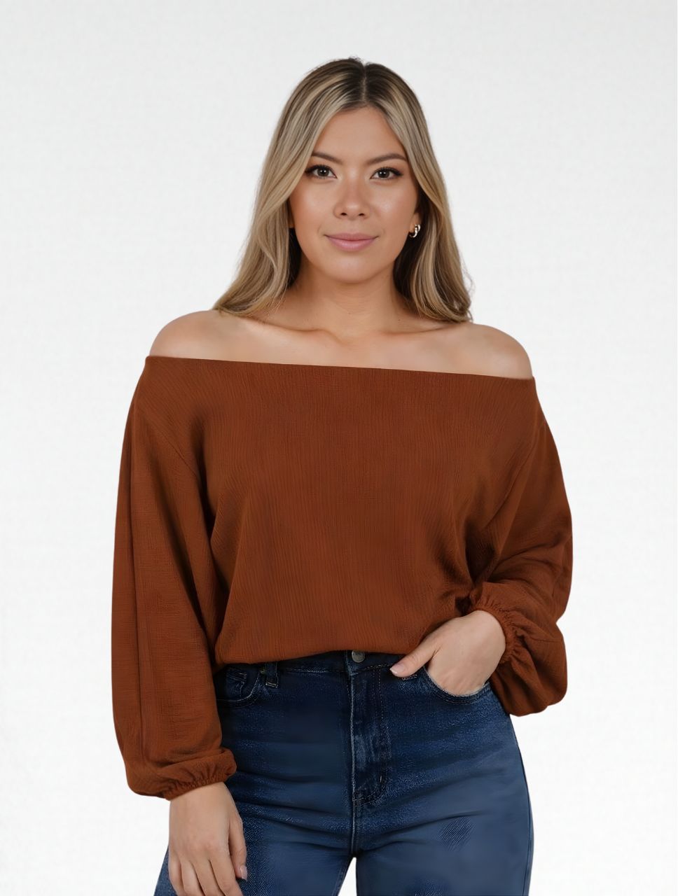 Blusa para Mujer Manga Larga Bombacha The Aura Original Look