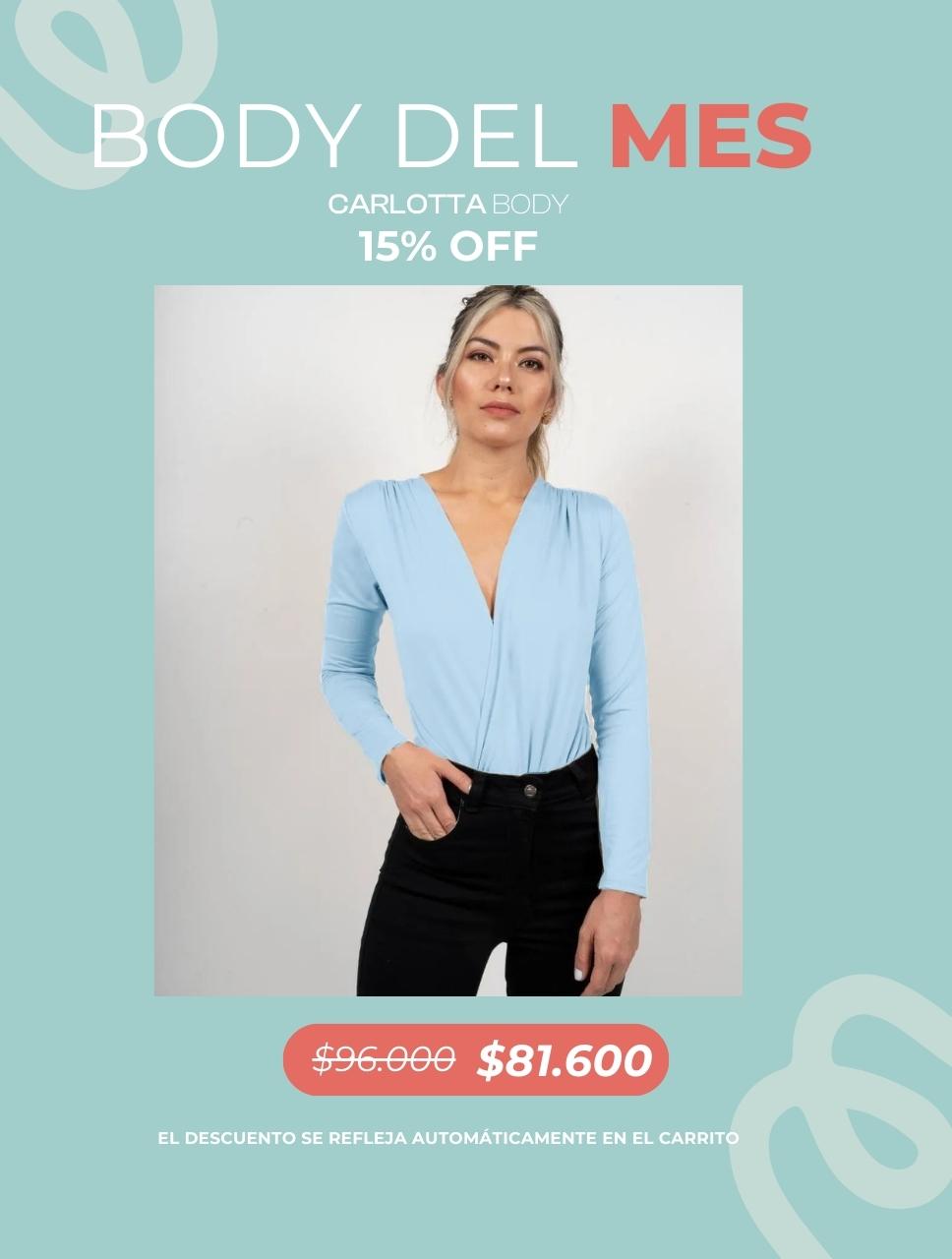 Body para mujer Cruzado - Carlotta