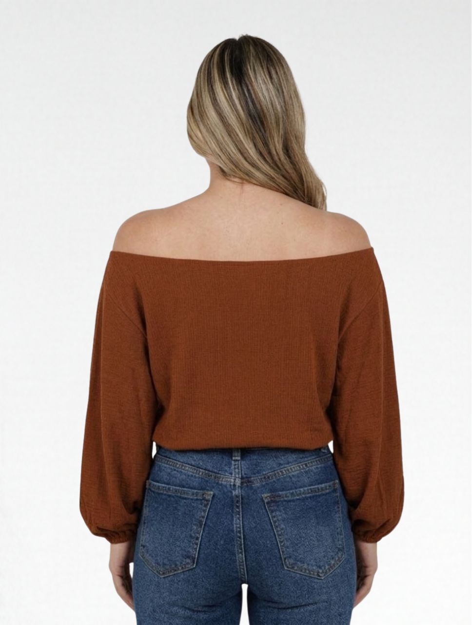 Blusa para Mujer Manga Larga Bombacha The Aura Elegante Detalle