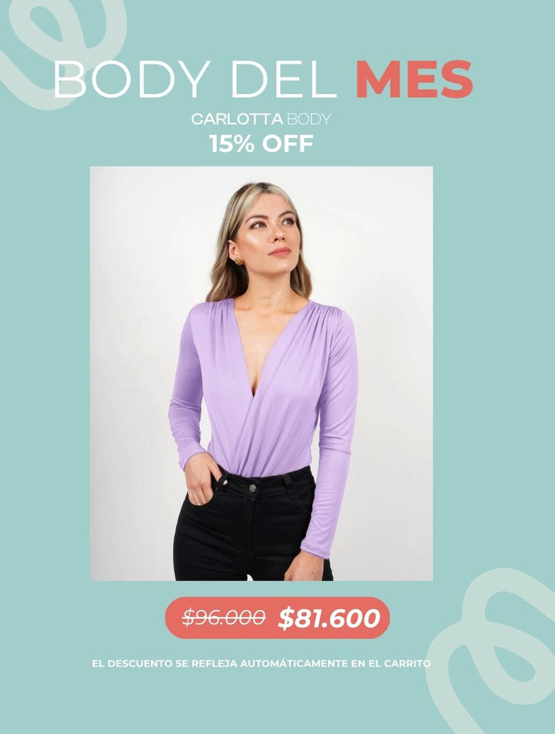 Body para mujer Cruzado - Carlotta