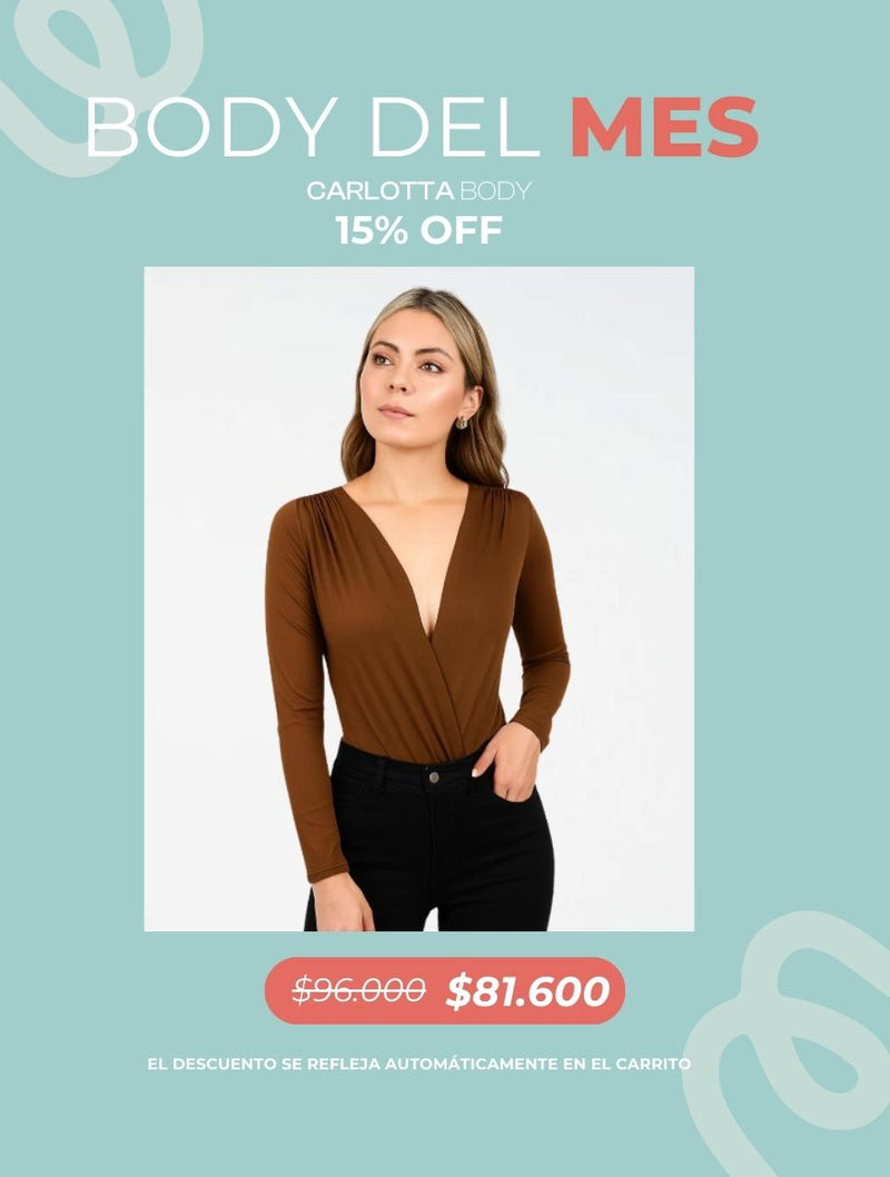 Body para mujer Cruzado - Carlotta