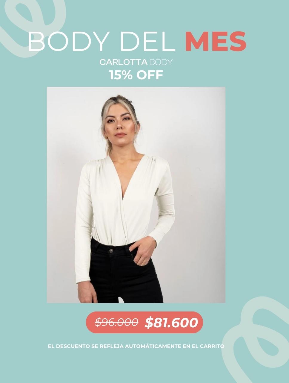 Body para mujer Cruzado - Carlotta
