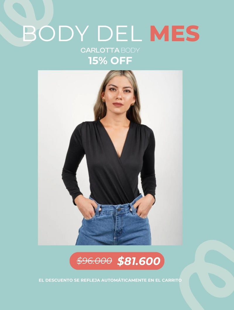 Body para mujer Cruzado - Carlotta