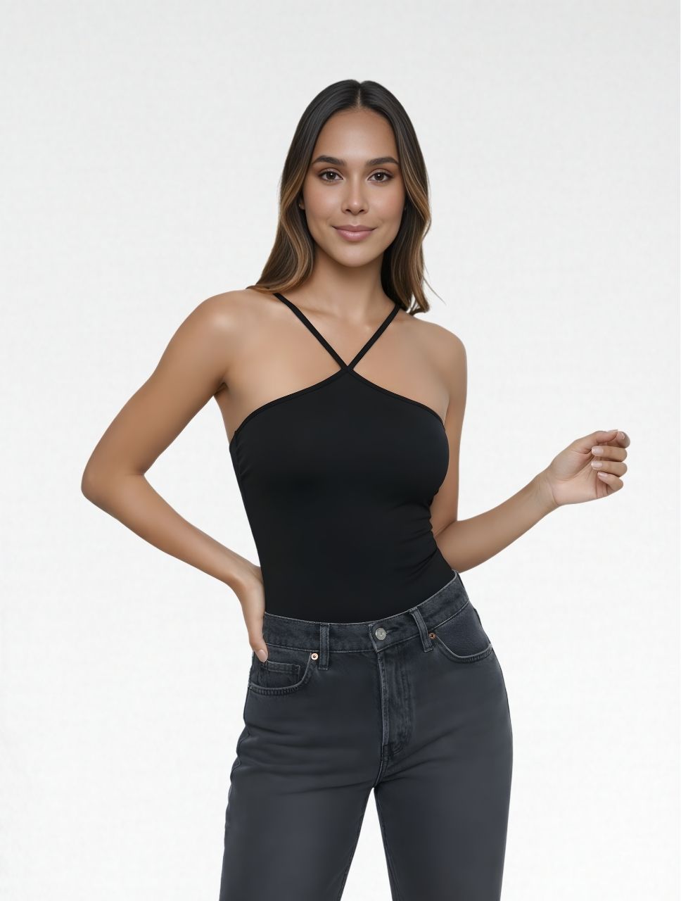 Body Para Mujer Manga Siza Tiras - The Rio