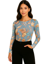 Body para Mujer Estampado Marino - The Caribbean