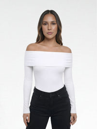 Body para Mujer Cuello Bandeja Manga Larga - The Local