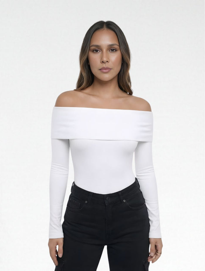Body para Mujer Cuello Bandeja Manga Larga The Local Colombiano Look