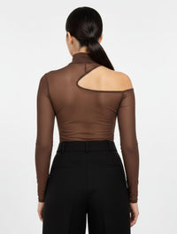 Body Para Mujer Cuello Asimétrico - The Flow