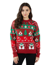 Saco Cuello Redondo Unisex - Saco Navidad Let It Snow