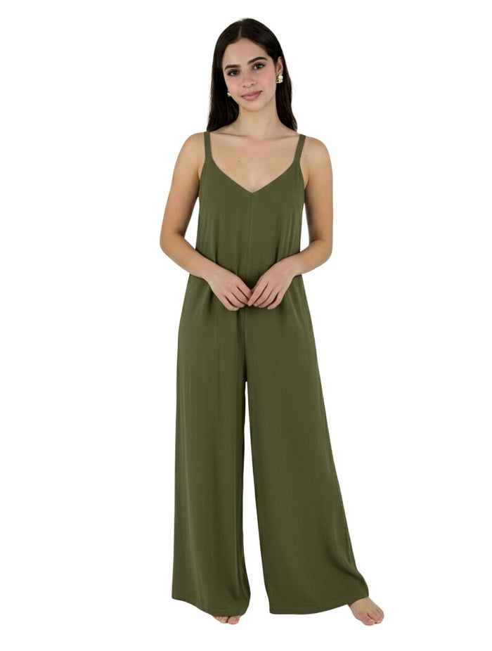 101. Enterizo Verde / Muestra Molgoa Nuevo-14 Artesanal Diseño