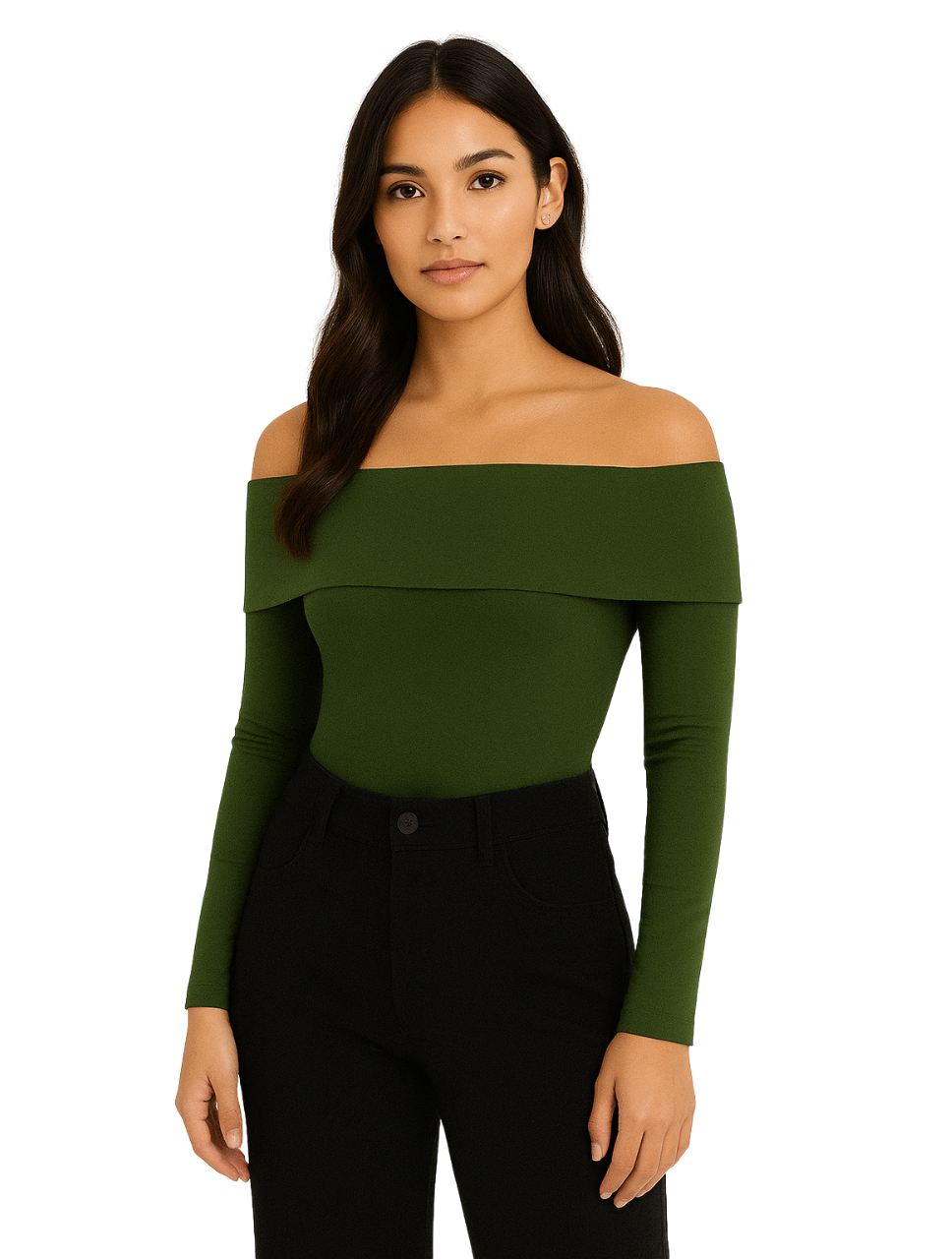 Body para Mujer Cuello Bandeja Manga Larga - The Local