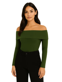 Body para Mujer Cuello Bandeja Manga Larga - The Local