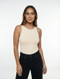 Body para Mujer Cuello Redondo Manga Sisa - Simona
