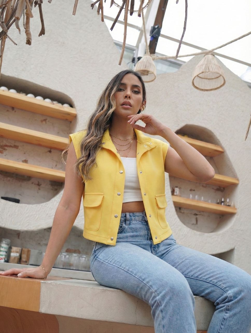 Chaleco para Mujer Cuello Tortuga - The Icon