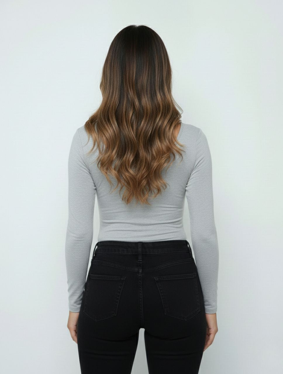 Body para Mujer Escote Redondo Manga Larga Tahiti Elegante Modelo