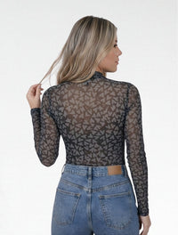 Body Para Mujer Mesh Cuello Medio - The Embrace