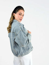 Chaqueta para Mujer Denim con Apliques - The Bold