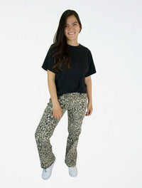 Pantalón Jean Para Mujer Animal Print - ⁠The Tribe