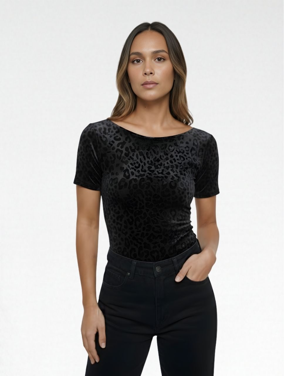 Body Para Mujer Mesh Cuello Redondo - The Nest