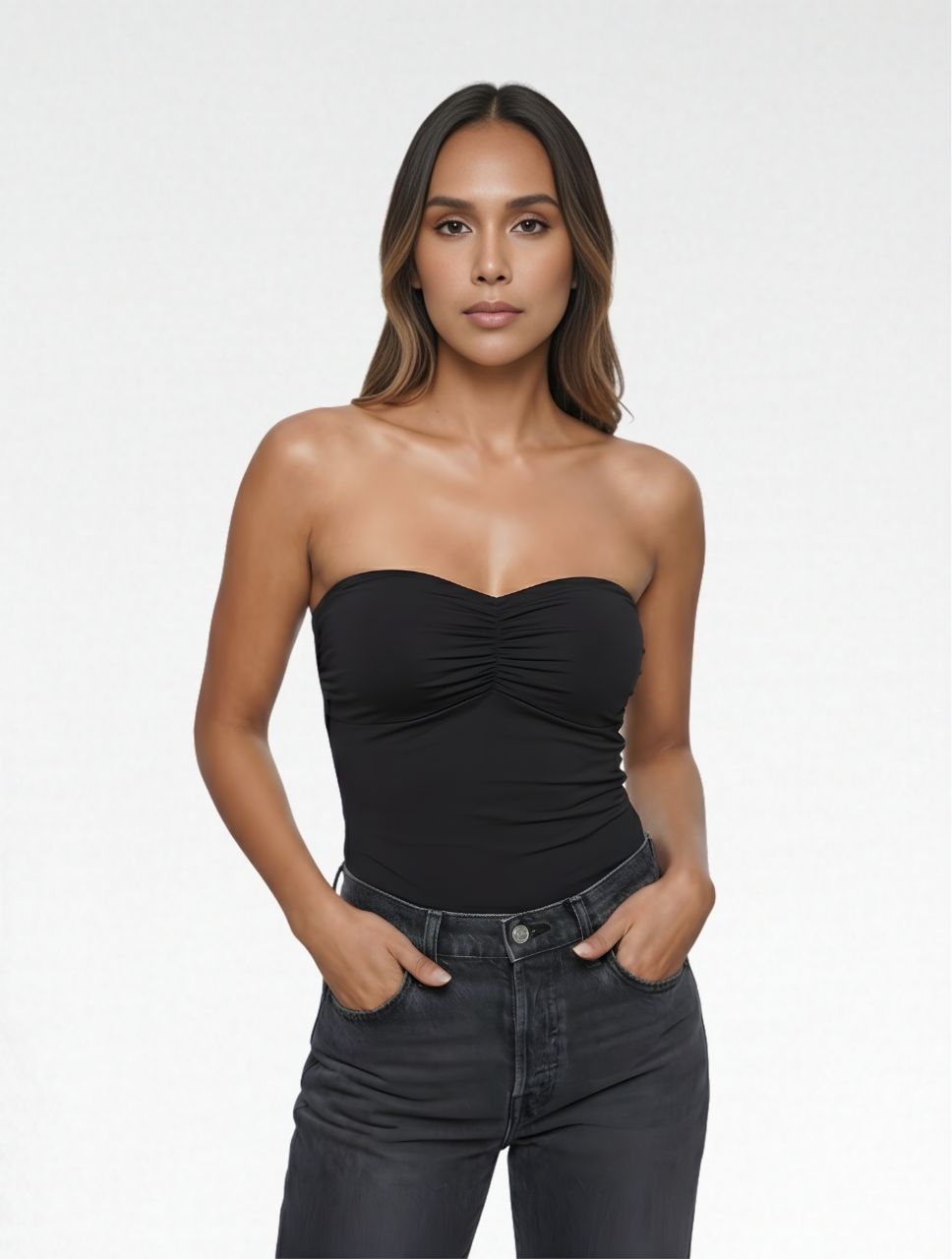 Body Para Mujer Strapless Con Tira al Cuello - The Phuket