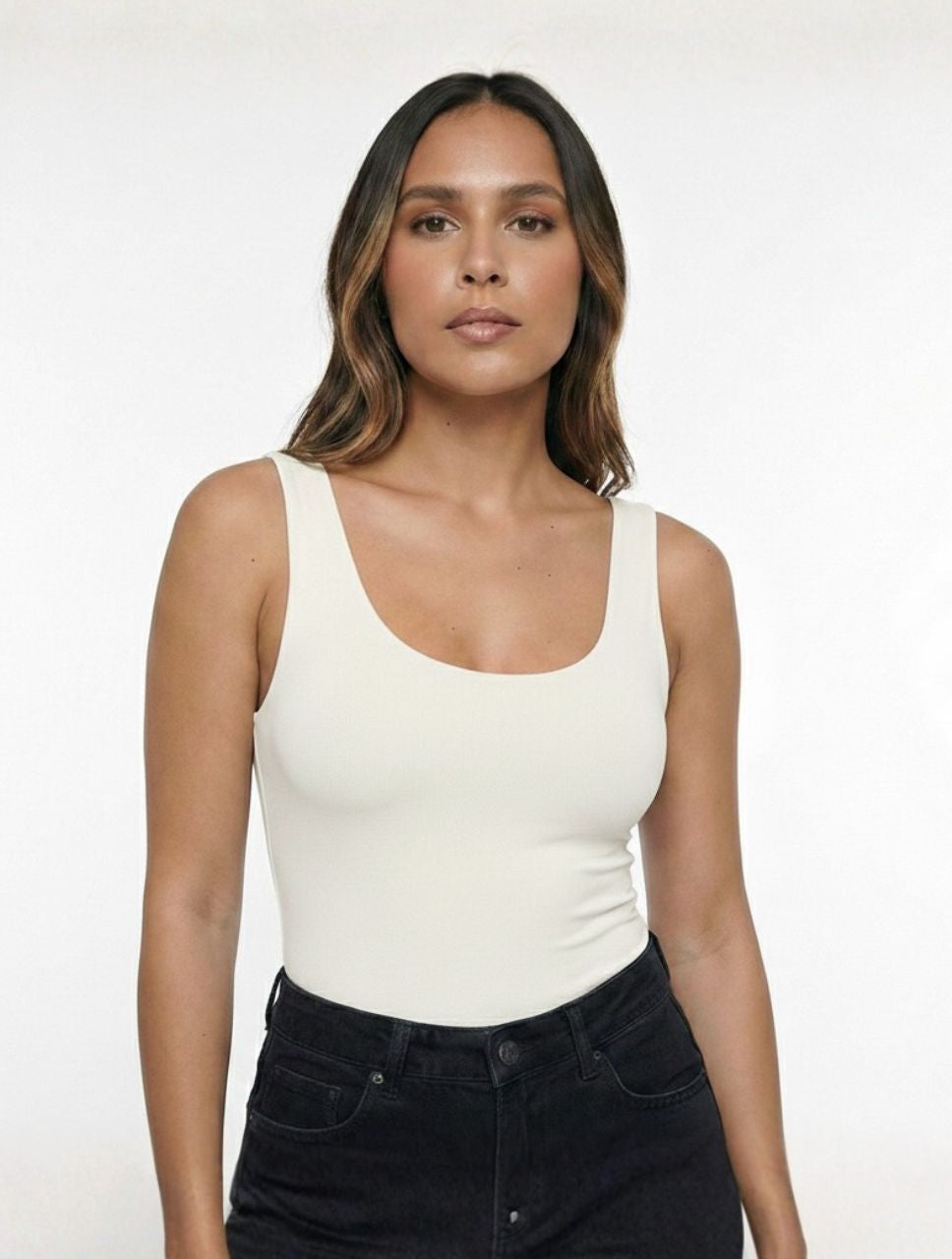 Body para Mujer Escote Redondo Tirantes Anchos Oslo Exclusivo Modelo