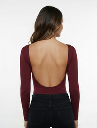 Body Para Mujer Escote Redondo en Espalda The Essential Hecho a Mano Detalle