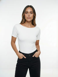 Body para Mujer Manga Corta Antoniette Colombiano Estilo