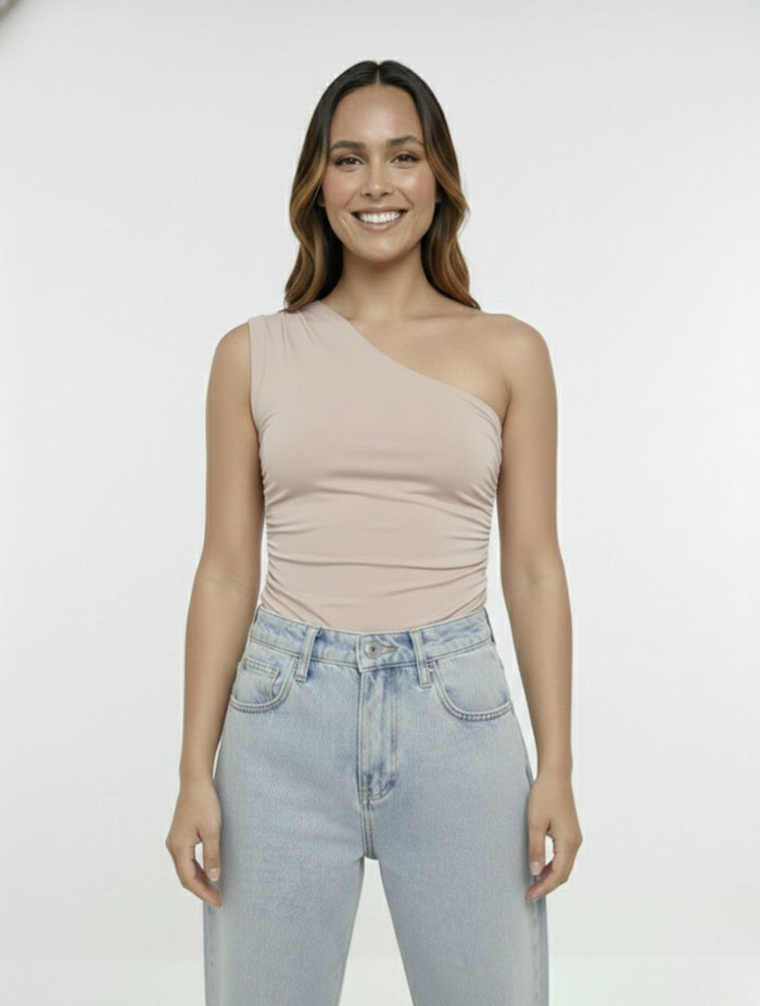 Body para Mujer Escote Asimétrico Arrecife Hecho a Mano Edición