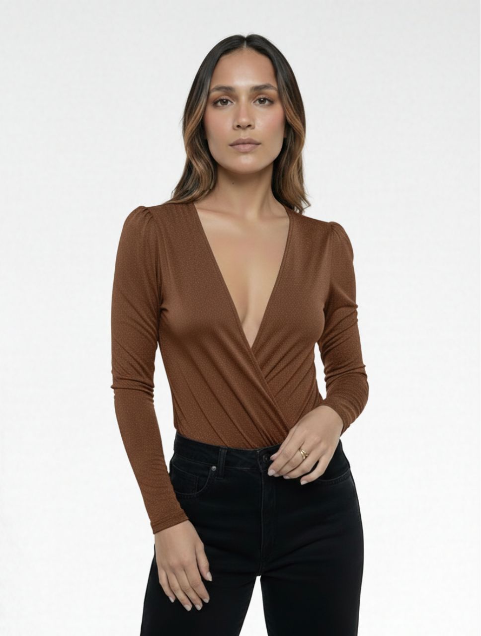 Body Para Mujer Cruzado The Clay Premium Acabado