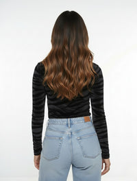 Body Para Mujer Mesh Cuello Medio - The Quiet