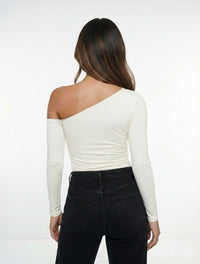 Body Para Mujer Escote Asimetrico The Bliss Hecho a Mano Acabado